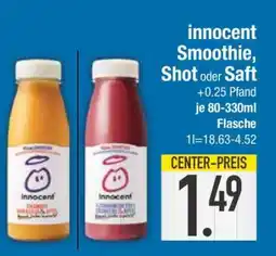 Edeka innocent Smoothie, Shot oder Saft Angebot