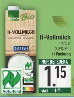 Edeka H-Vollmilch Angebot