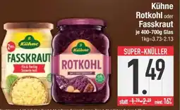 Edeka Kühne Rotkohl oder Fasskraut Angebot
