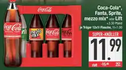 Edeka Coca-Cola, Fanta, Sprite, mezzo mix oder Lift Angebot