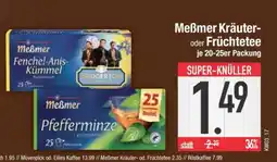 Edeka Meßmer Kräuter- oder Früchtetee Angebot