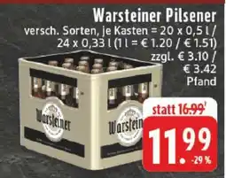 Edeka Warsteiner Pilsener Angebot