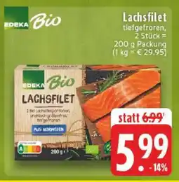 Edeka EDEKA Bio Lachsfilet Angebot