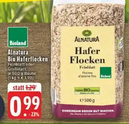 Edeka Alnatura Bio Haferflocken Angebot