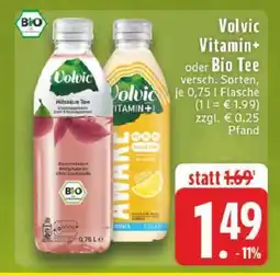Edeka Volvic Vitamin + oder Bio Tee Angebot