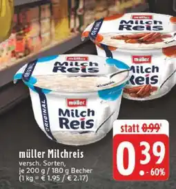 Edeka Müller Milchreis Angebot