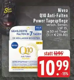 Edeka Nivea Q10 Anti-Falten Power Tagespflege Angebot
