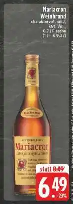 Edeka MARIACRON Weinbrand Angebot