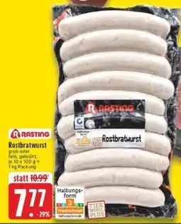 Edeka Rasting Rostbratwurst Angebot