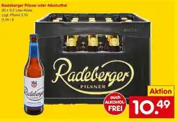 Netto Marken-Discount RADEBERGER Pilsner oder Alkoholfrei Angebot