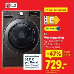 Lidl LG Waschmaschine Angebot