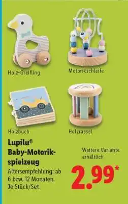 Lidl lupilu Baby-Motorikspielzeug Angebot