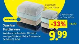 Lidl Sansibar Frottierware Angebot