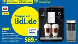 Lidl MELITTA Kaffeevollautomat Angebot
