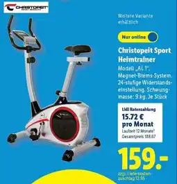 Lidl Christopeit Sport Heimtrainer Angebot