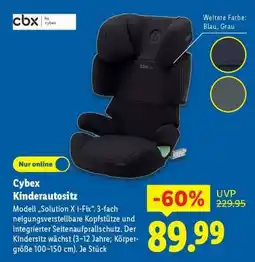 Lidl cybex Kinderautositz Angebot