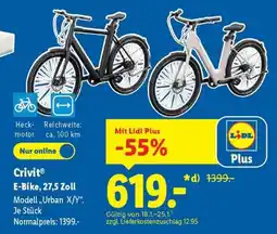 Lidl Crivit E-Bike, 27,5 Zoll Angebot