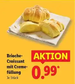 Lidl Brioche-Croissant mit Cremefüllung Angebot