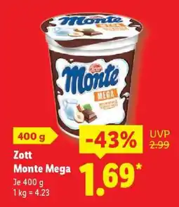Lidl Zott Monte mega Angebot