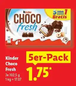 Lidl Kinder Choco Fresh Angebot