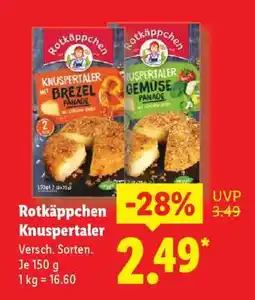 Lidl Rotkäppchen Knuspertaler Angebot
