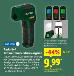 Lidl PARKSIDE Infrarot-Temperaturmessgerät Angebot
