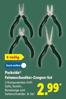 Lidl Parkside Feinmechaniker-Zangen-Set Angebot