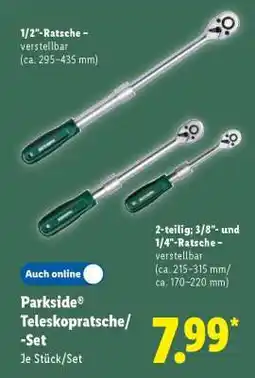 Lidl PARKSIDE Teleskopratsche/-Set Angebot