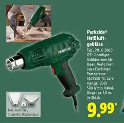 Lidl PARKSIDE Heißluftgebläse Angebot