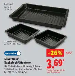 Lidl Silvercrest Backblech/Ofenform Angebot