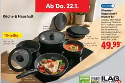 Lidl Silvercrest Aluguss Topf-/Pfannen-Set Angebot