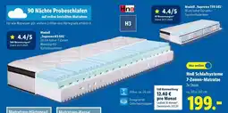 Lidl Hn8 Schlafsysteme 7-Zonen-Matratze Angebot