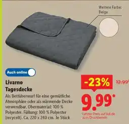 Lidl Livarno Tagesdecke Angebot