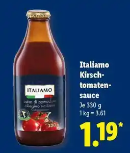 Lidl Italiamo Kirsch-tomatensauce Angebot