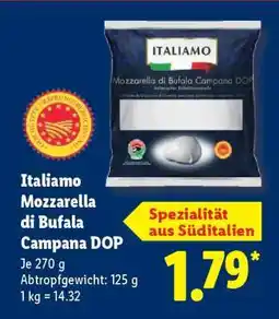 Lidl Italiamo Mozzarella di Bufala Campana DOP Angebot