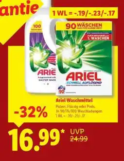 Lidl Ariel Waschmittel Angebot