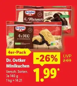 Lidl Dr. Oetker Minikuchen Angebot