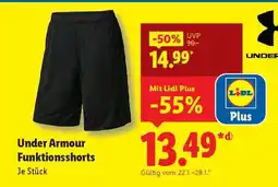 Lidl Under Armour Funktionsshorts Angebot