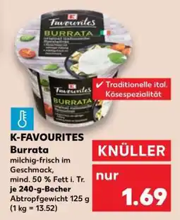 Kaufland K-FAOURITES Burrata Angebot