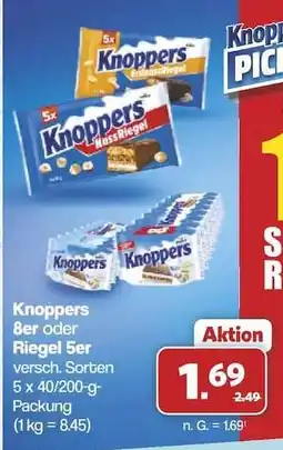 Famila Nord Ost Knoppers 8er oder Riegel 5er Angebot