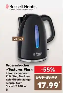 Kaufland Wasserkocher Textures Plus Angebot