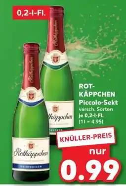 Kaufland ROT-KÄPPCHEN Piccolo-Sekt Angebot