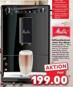 Kaufland Kaffeevollautomat Solo Pure Black Angebot