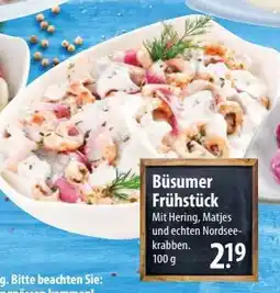 Famila Nord Ost Büsumer Frühstück Angebot