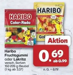 Famila Nord Ost Haribo Fruchtgummi oder Lakritz Angebot
