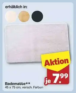 Famila Nord Ost Badematte Angebot