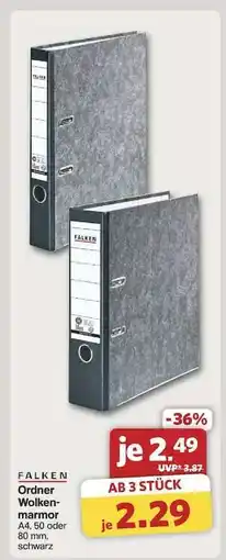 Famila Nord Ost FALKEN Ordner Wolkenmarmor Angebot