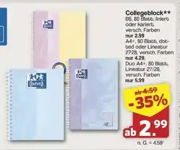 Famila Nord Ost Collegeblock Angebot