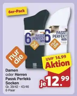Famila Nord Ost Damen oder Herren Passt Perfekt Socken Angebot