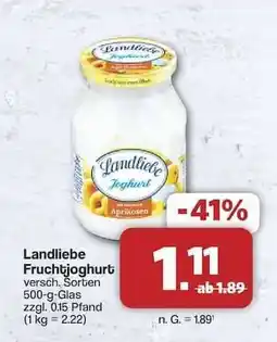 Famila Nord Ost LANDLIEBE Fruchtjoghurt Angebot